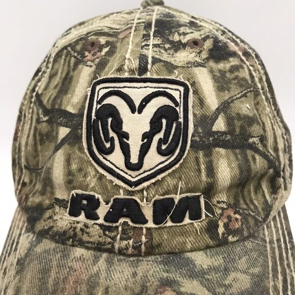 Dodge RAM Truck Camo Hat Strapback Embroidered Logo Camouflage Unisex Cap - Picture 3 of 11